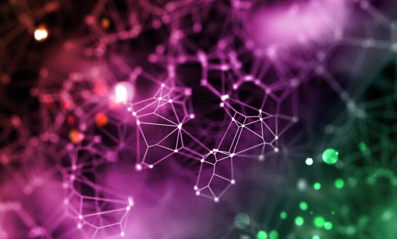 Representation of brain neurons connecting