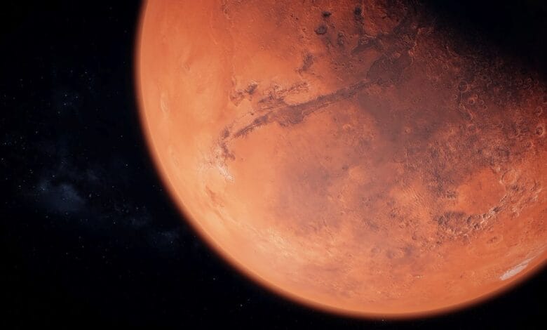 Bacteria Build Structures on Mars