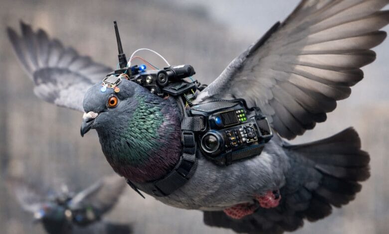 Pigeon Bio-Drones